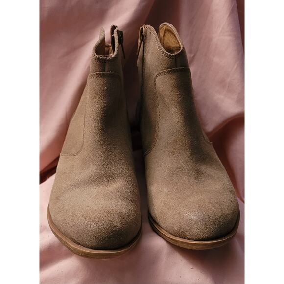 Lucky Brand Womens Size 8M 38 Suede Booties Ankle Boots - Picture 4 of 10